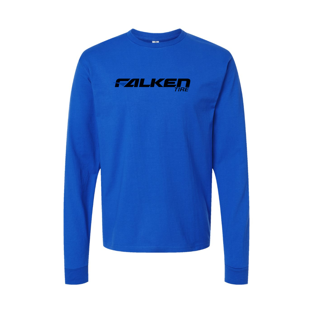 Youth Falken Tire Logo Cotton Long Sleeve T-Shirt
