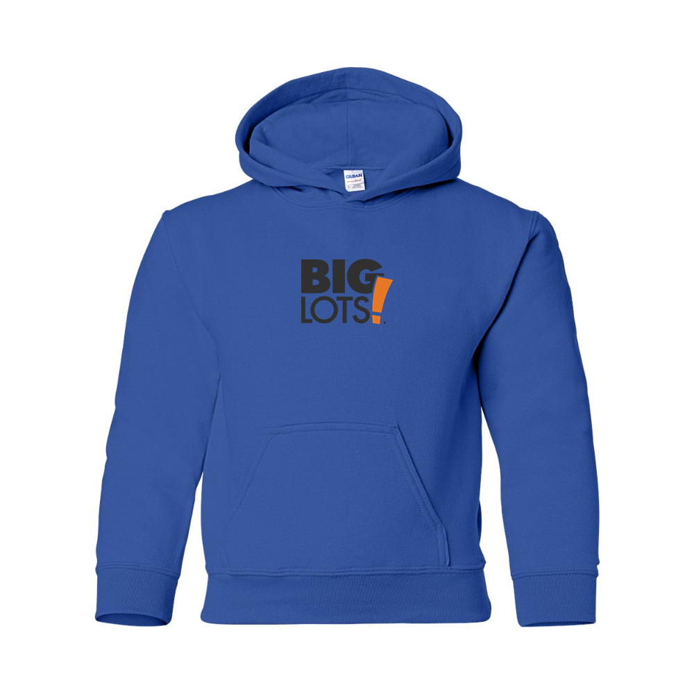 Youth Big Lots Logo Gildan Heavy Blend  Hooded Sweatshirt
