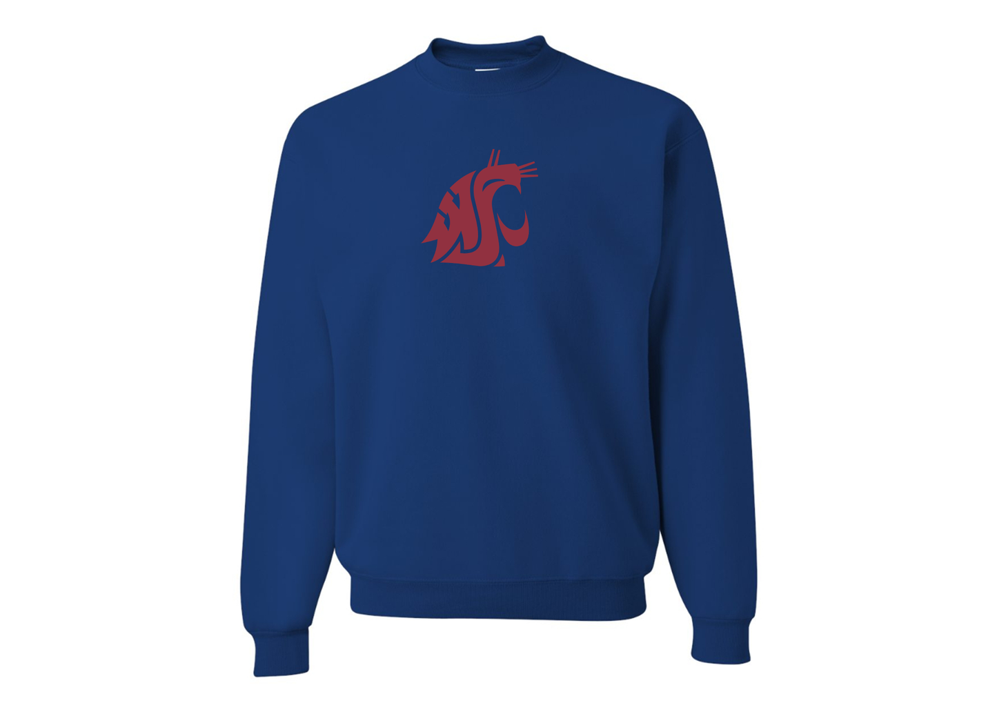 Men's Washington State Cougars JERZEES NuBlend Crewneck Sweatshirt