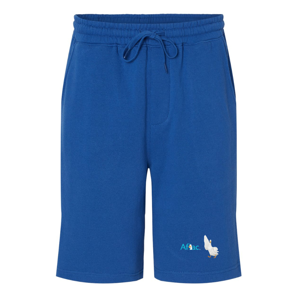 Men's Aflac Logo and Duck Independent Trading Co Midweight Fleece Shorts