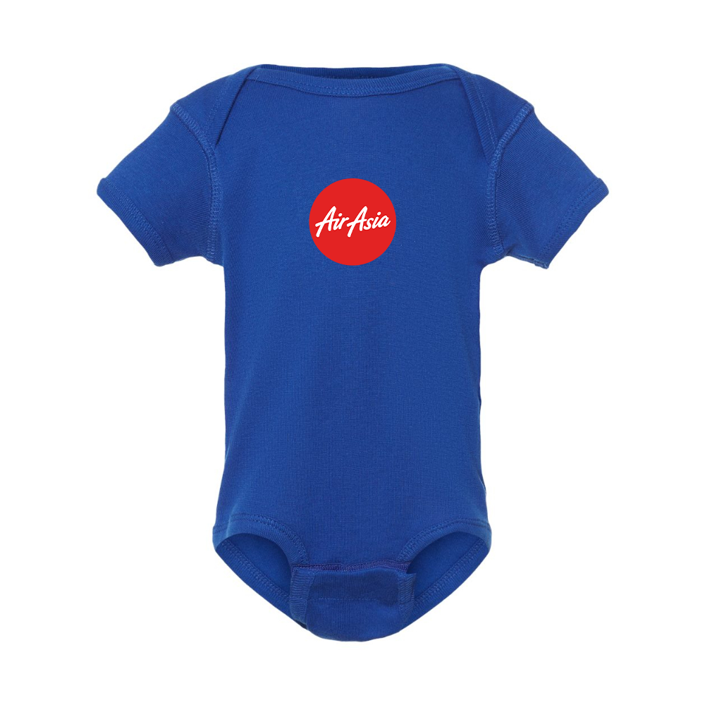 Air Asia Logo  Rabbit Skins Infant Baby Rib Bodysuit