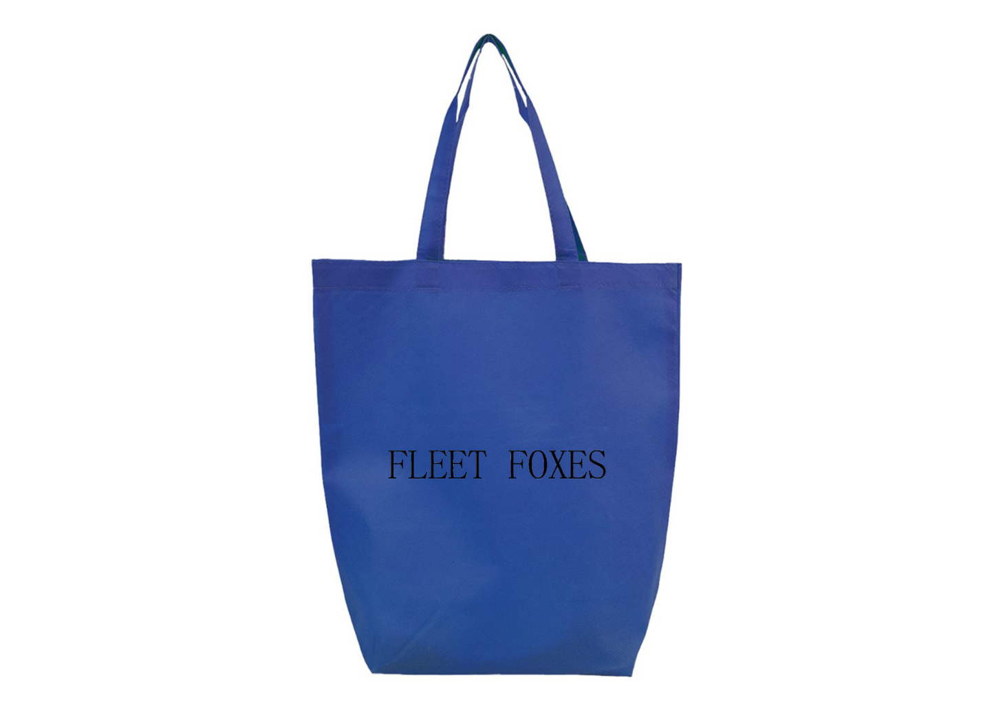 Fleet Foxes Logo Q-Tees Non-Woven Gusset Bottom Tote