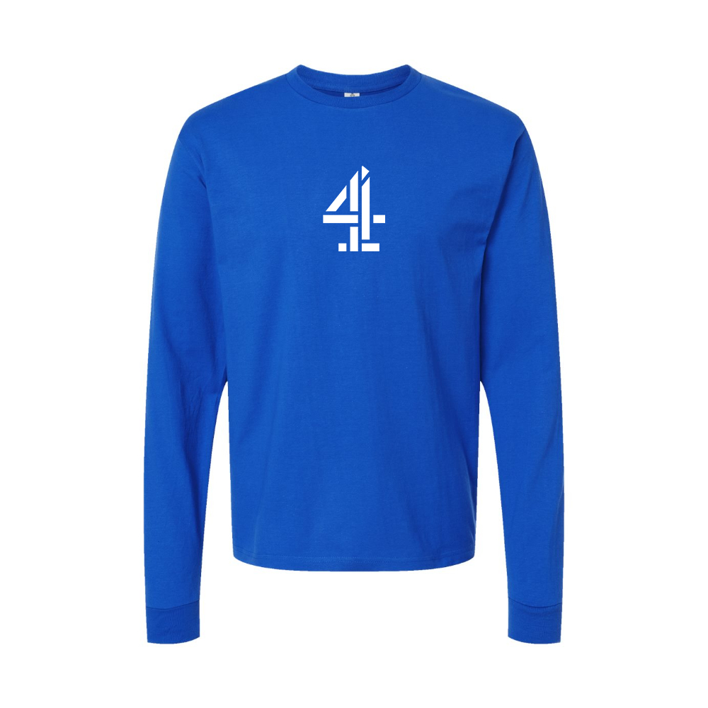 Youth Channel 4 Logo Cotton Long Sleeve T-Shirt