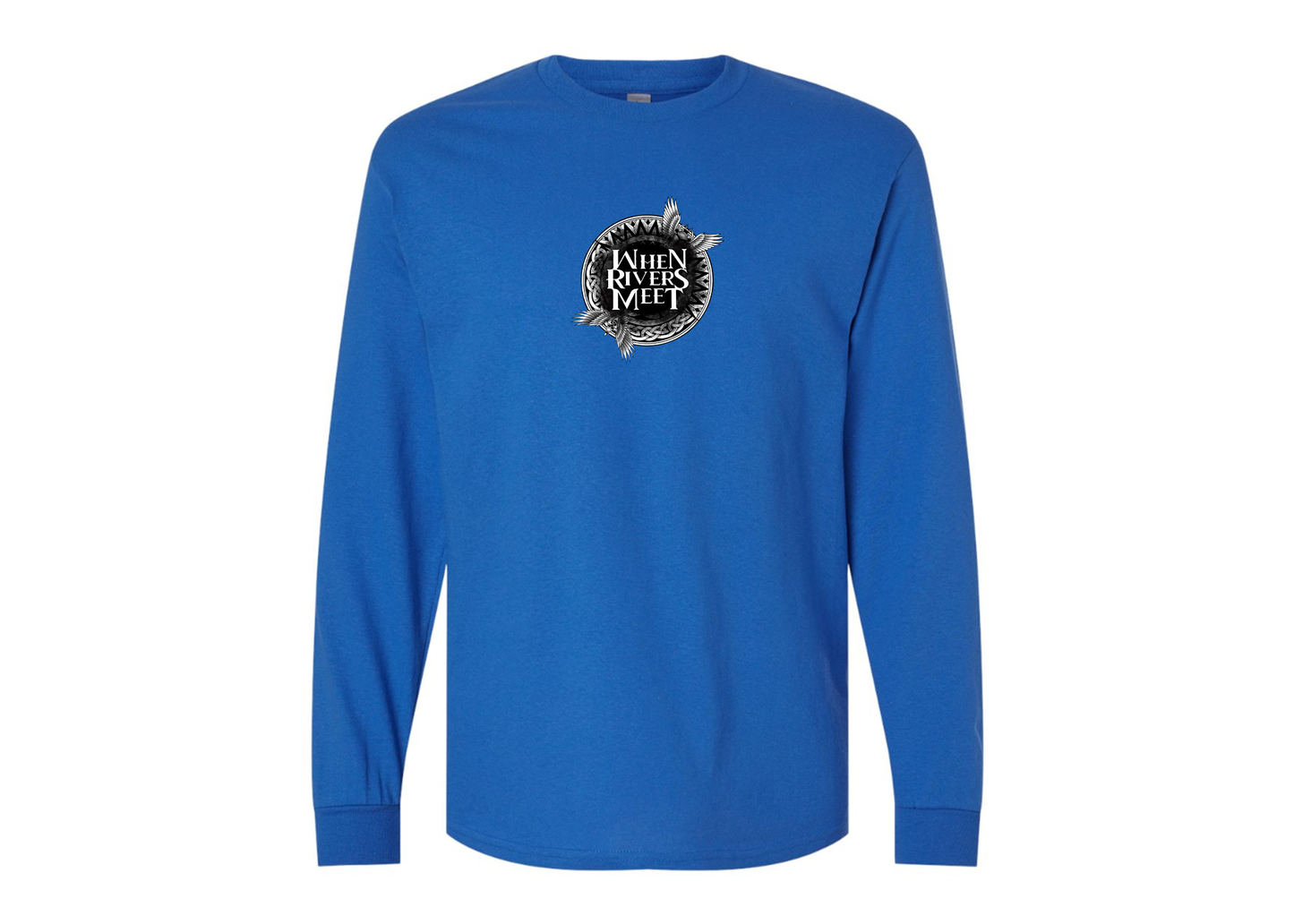 Men's When Rivers Meet Gildan Heavy Cotton Long Sleeve T-Shirt