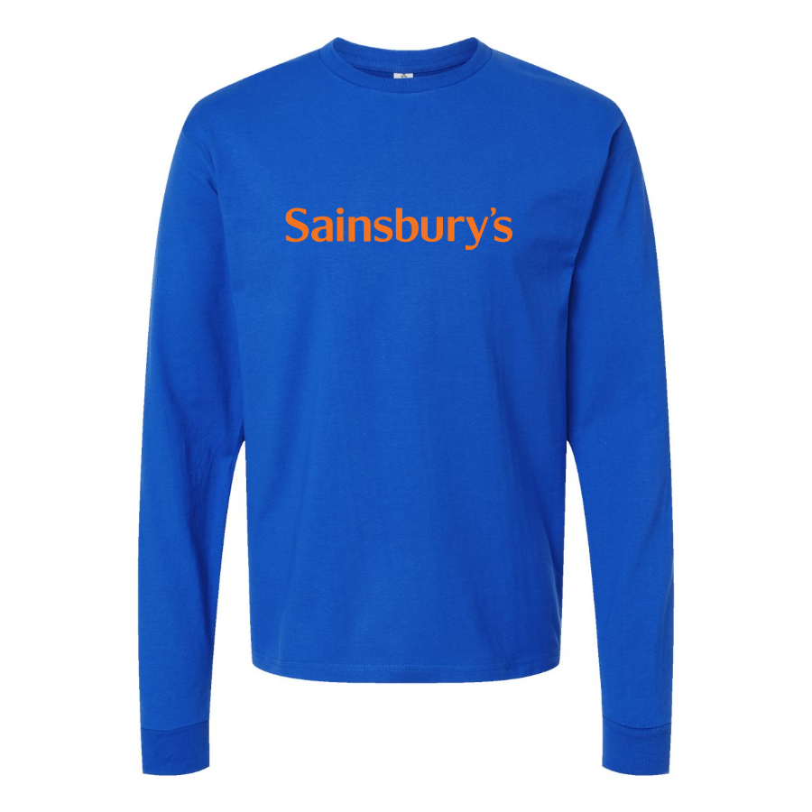 Youth Sainsbury_s Logo Cotton Long Sleeve T-Shirt