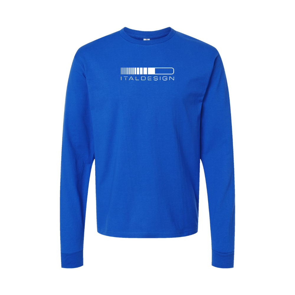 Youth Italdesign Logo Cotton Long Sleeve T-Shirt