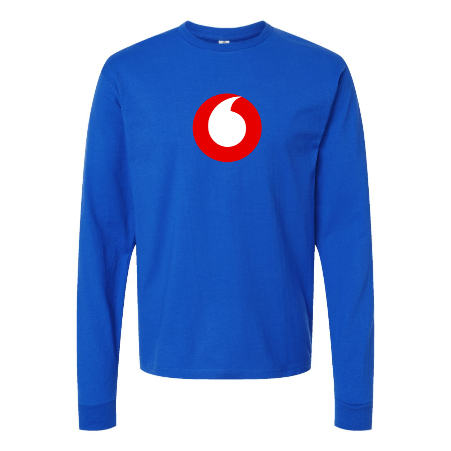 Youth Vodafone Logo Cotton Long Sleeve T-Shirt