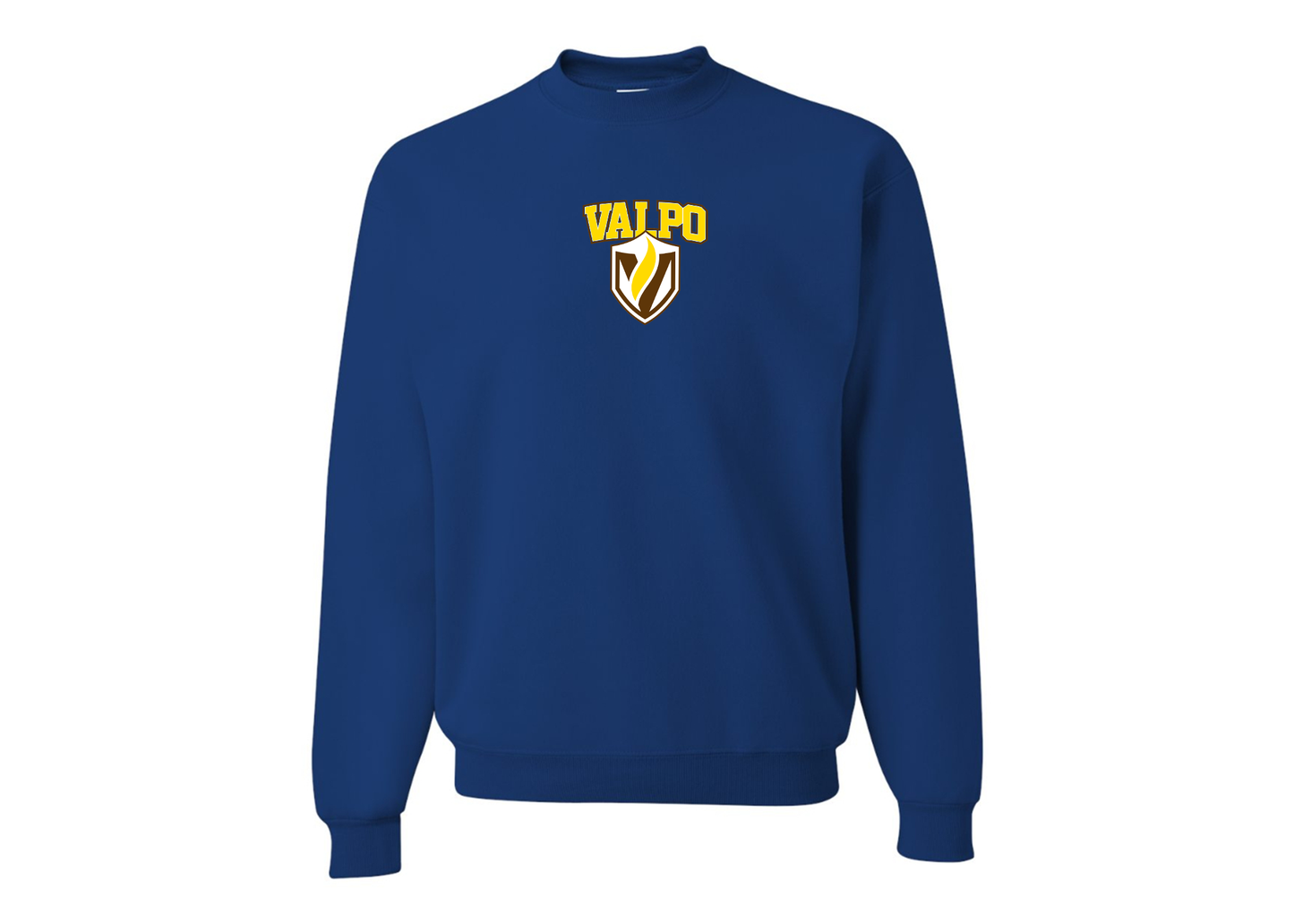 Men's Valparaiso Crusaders JERZEES NuBlend Crewneck Sweatshirt