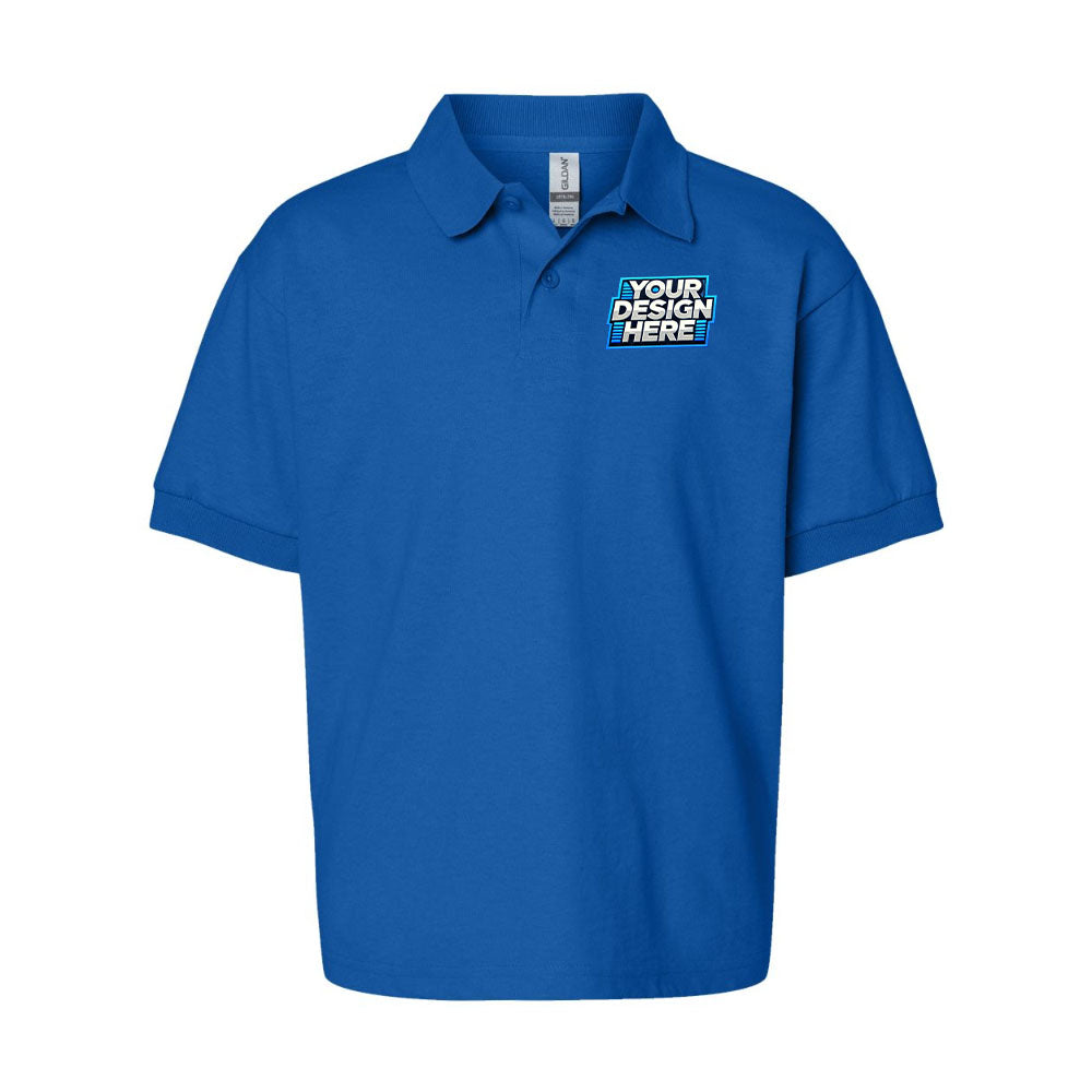 Customize - Gildan - DryBlend® Youth Jersey Polo - 8800B