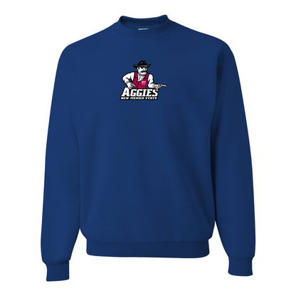 Men's Aggies New Mexico State Logo  JERZEES NuBlend Crewneck Sweatshirt
