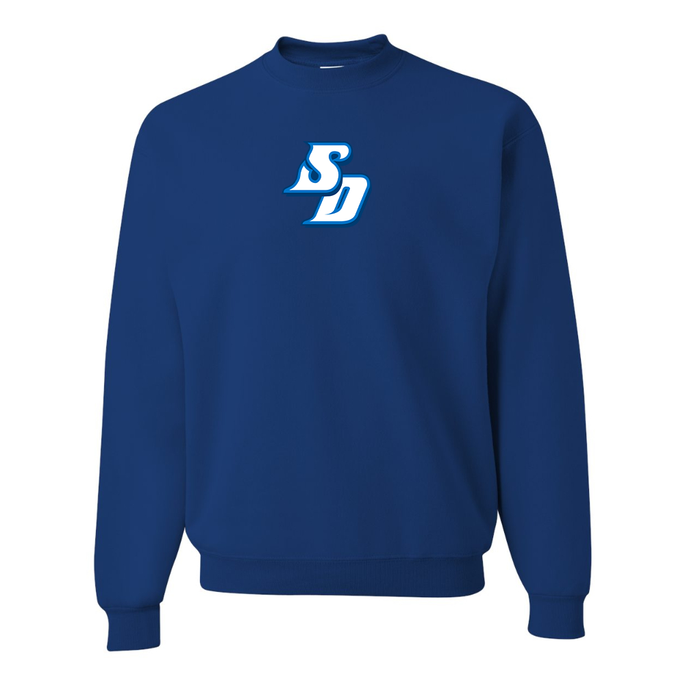 Men's San Diego Toreros Logo  JERZEES NuBlend Crewneck Sweatshirt