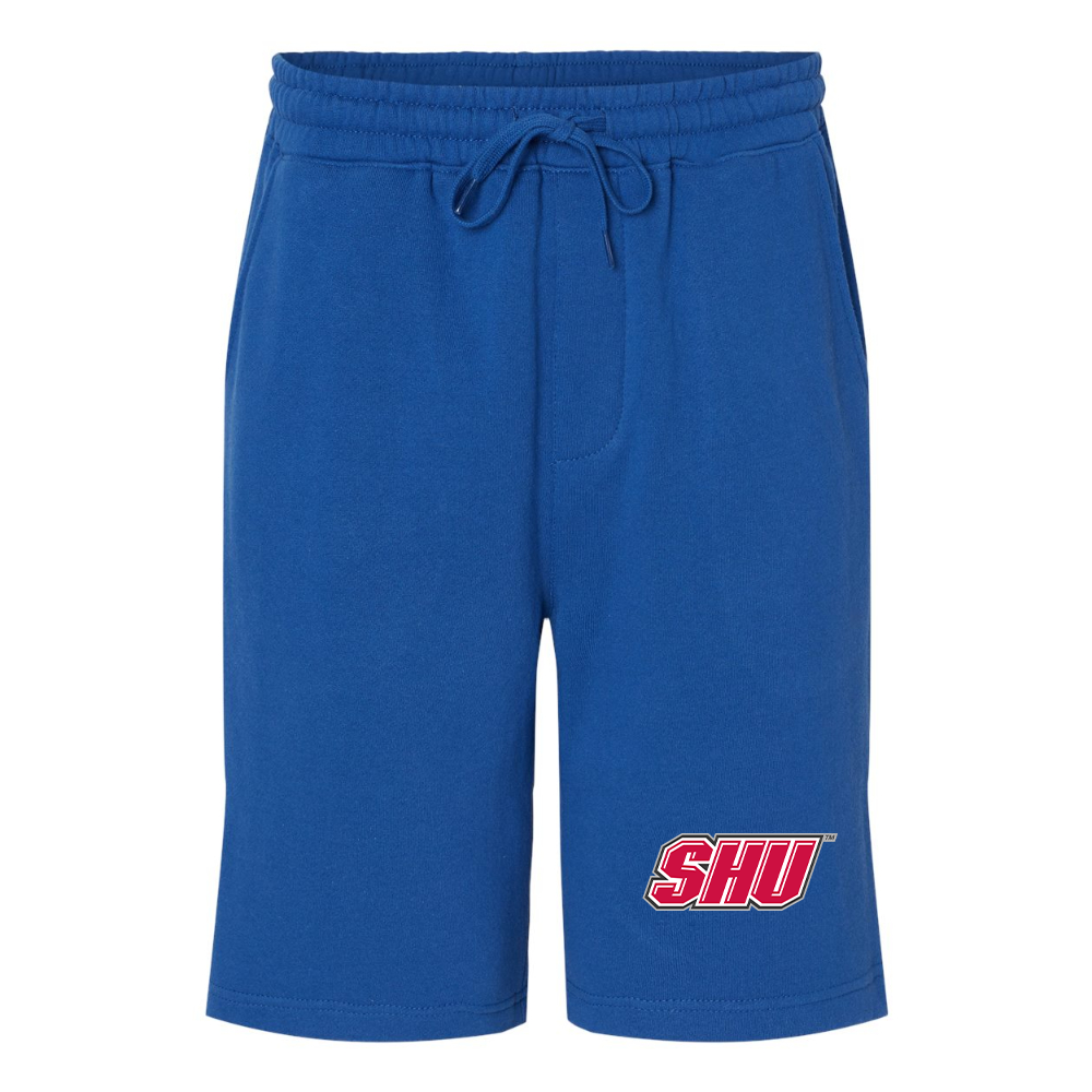 Men's Sacred Heart Pioneers Logo Independent Trading Co Midweight Fleece Shorts