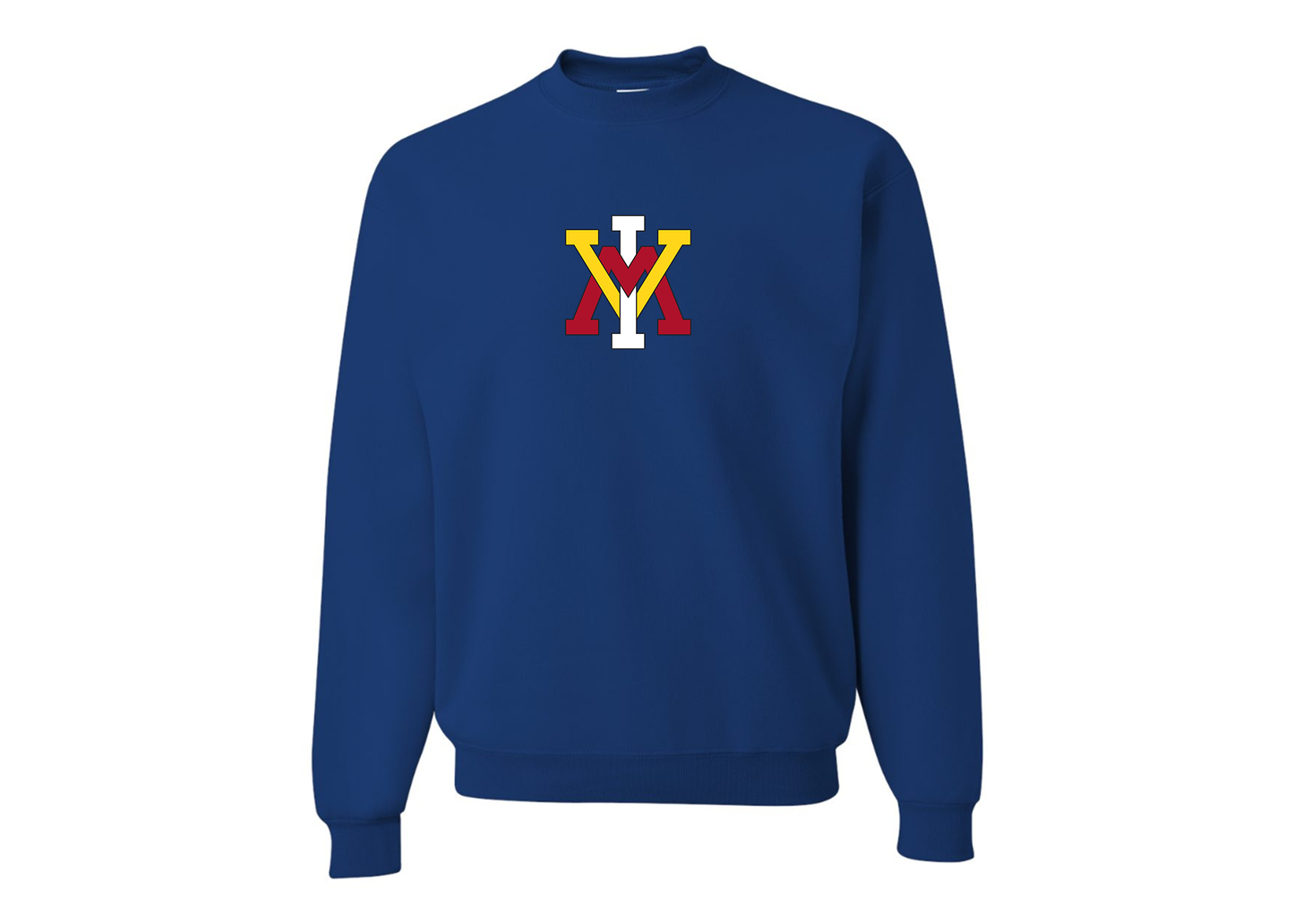 Men's VMI Keydets JERZEES NuBlend Crewneck Sweatshirt