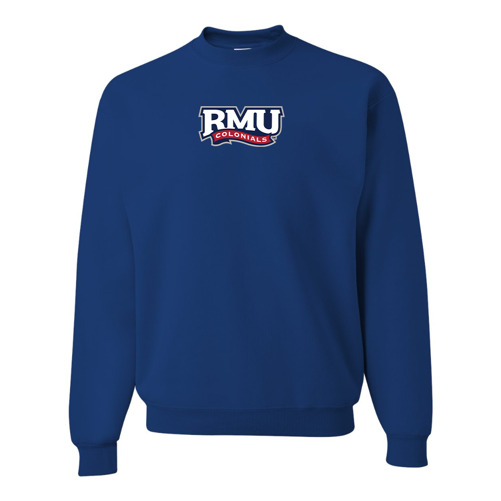 Men's Robert Morris Colonials Logo JERZEES NuBlend Crewneck Sweatshirt