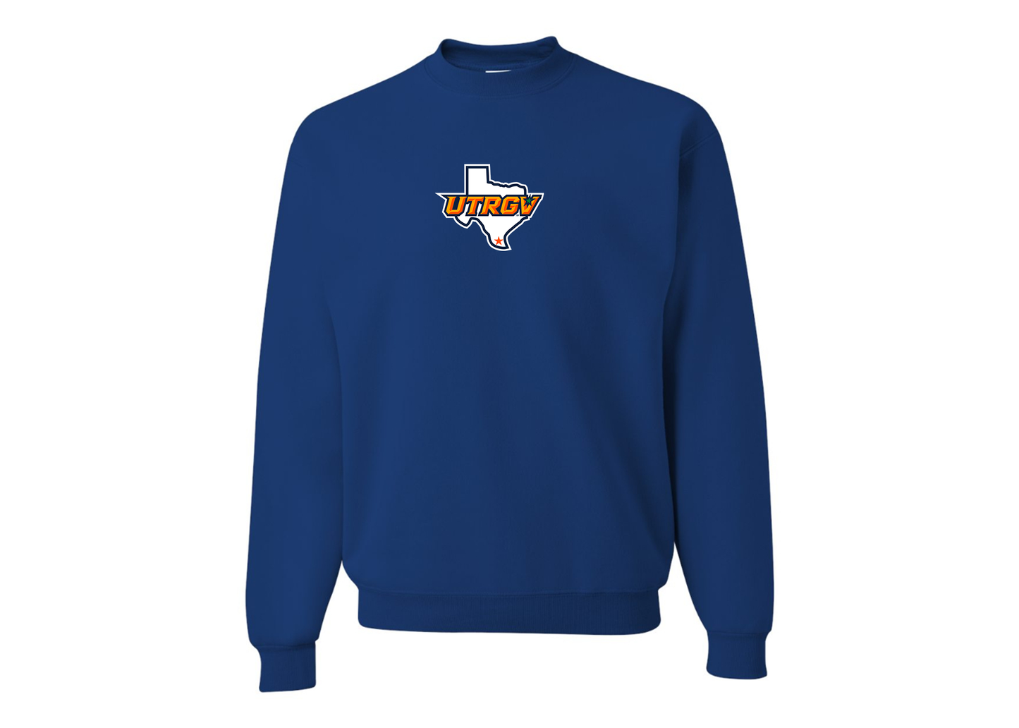Men's UTRGV Vaqueros JERZEES NuBlend Crewneck Sweatshirt