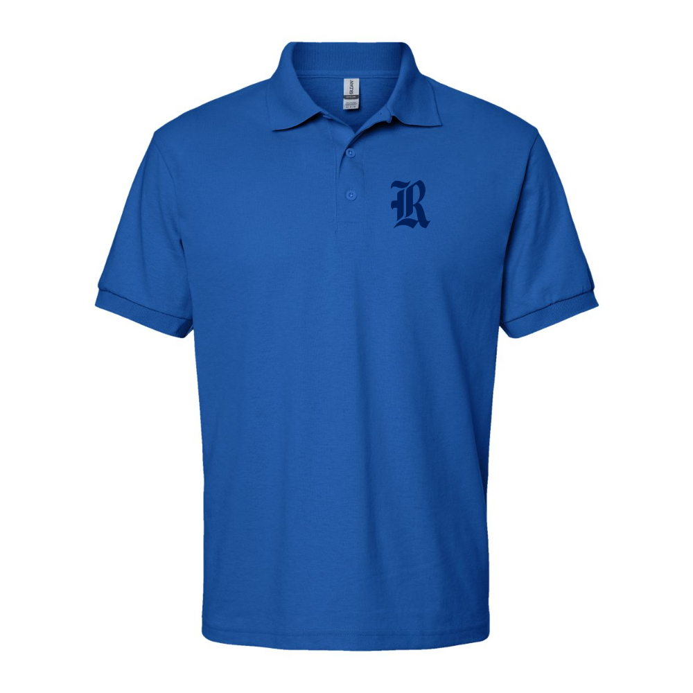 Men's Rice Owls Logo Gildan Dry Blend Jersey Polo