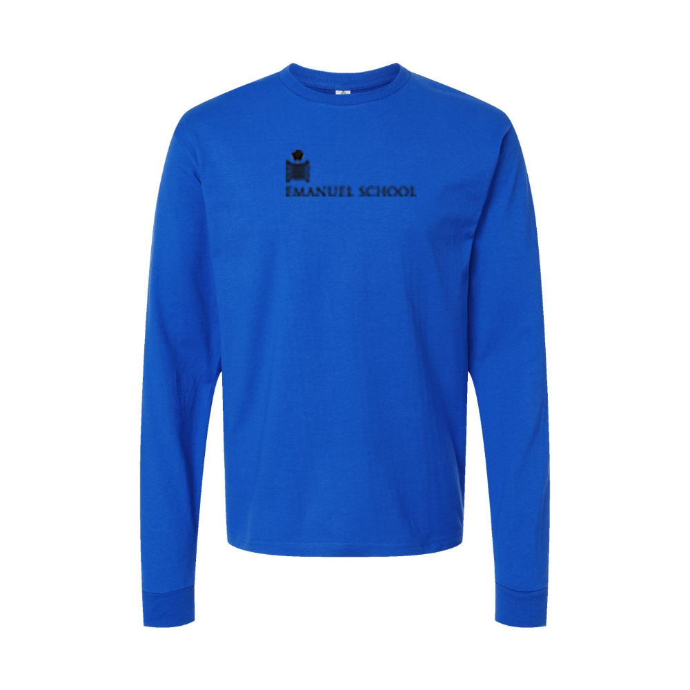 Men's Emanuel School Logo Long Sleeve T-Shirt