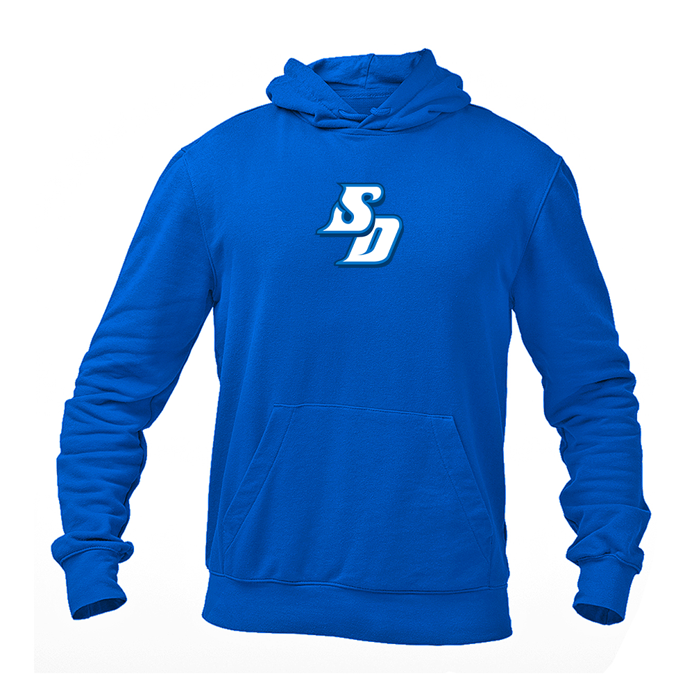 Men's San Diego Toreros Logo Gildan  Heavy Blend Hooded Sweatshirt