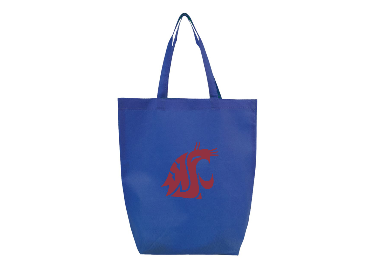 Washington State Cougars Q-Tees Non-Woven Gusset Bottom Tote