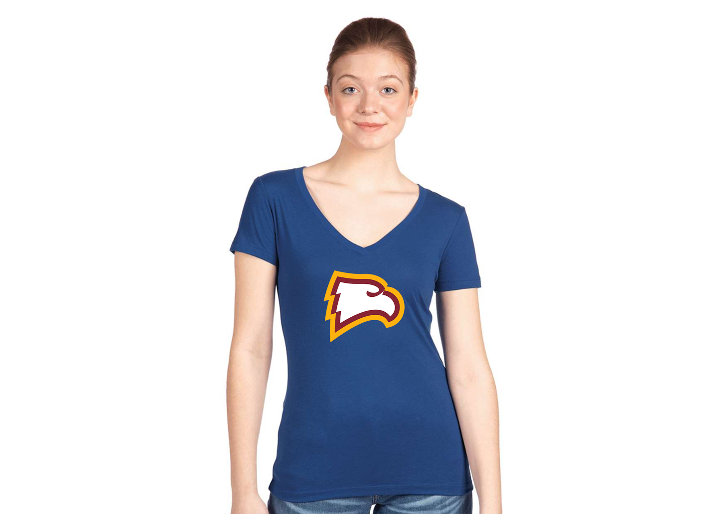 Women's Winthrop Eagles Next Level V-Neck T-Shirt