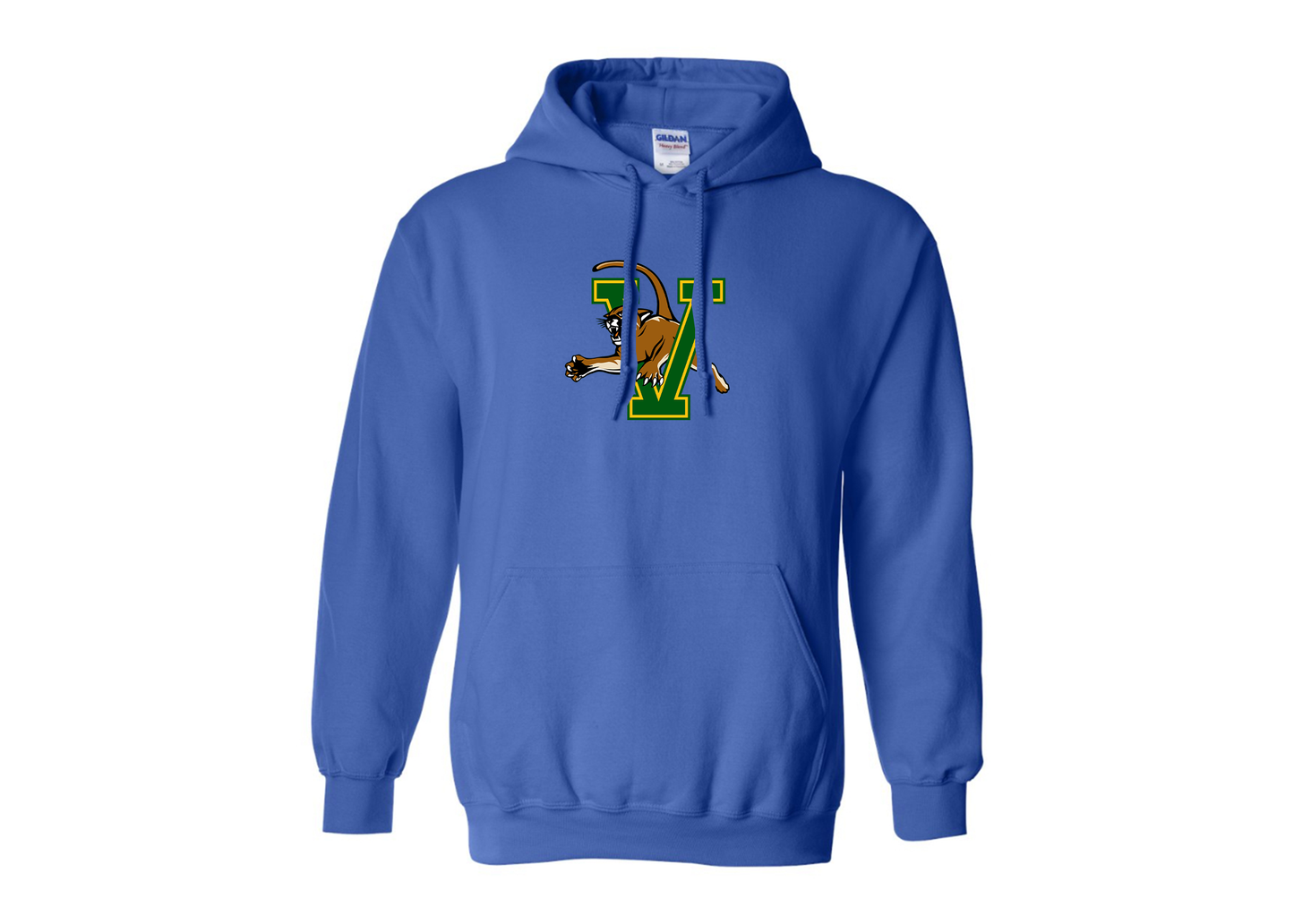 Men's Vermont Catamounts Gildan  Heavy Blend Hooded Sweatshirt