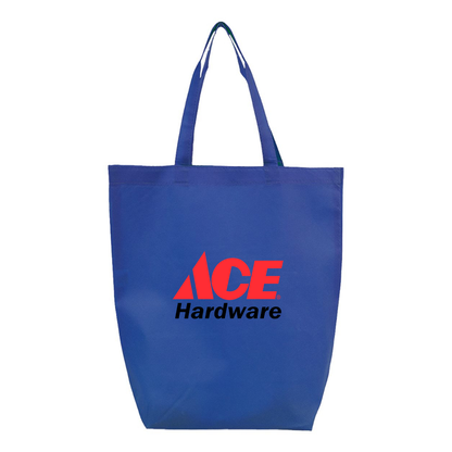 ACE Hardware Logo Q-Tees Non-Woven Gusset Bottom Tote