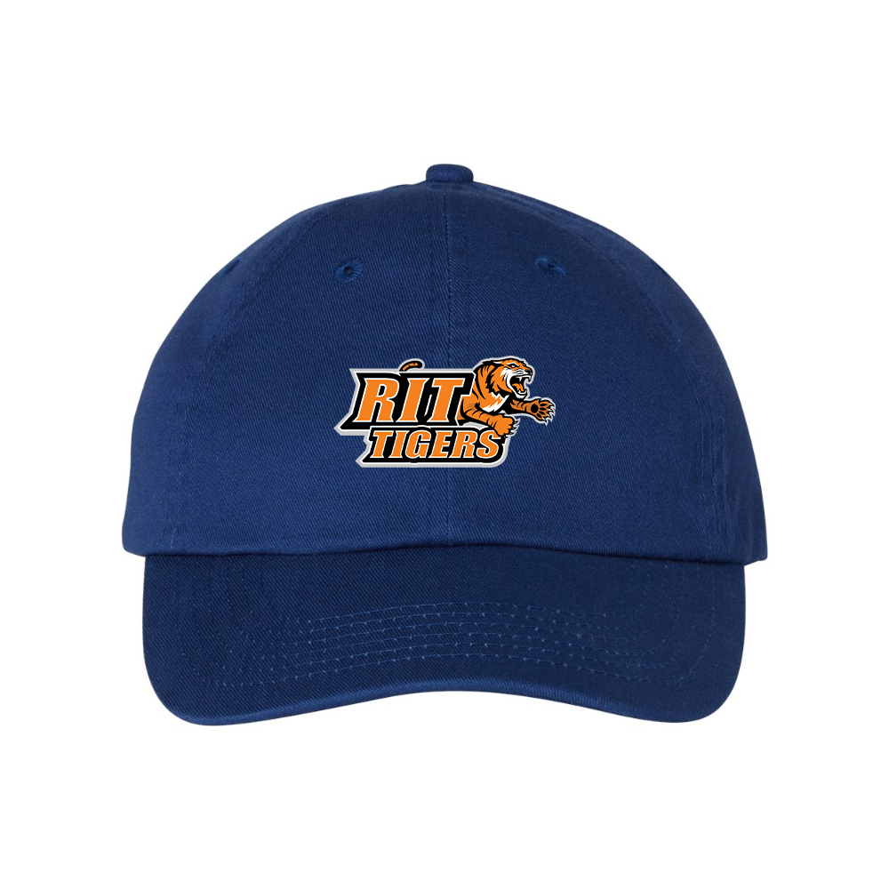 RIT Tigers Logo  Valucap Adult Bio-Washed Classic Dad Hat