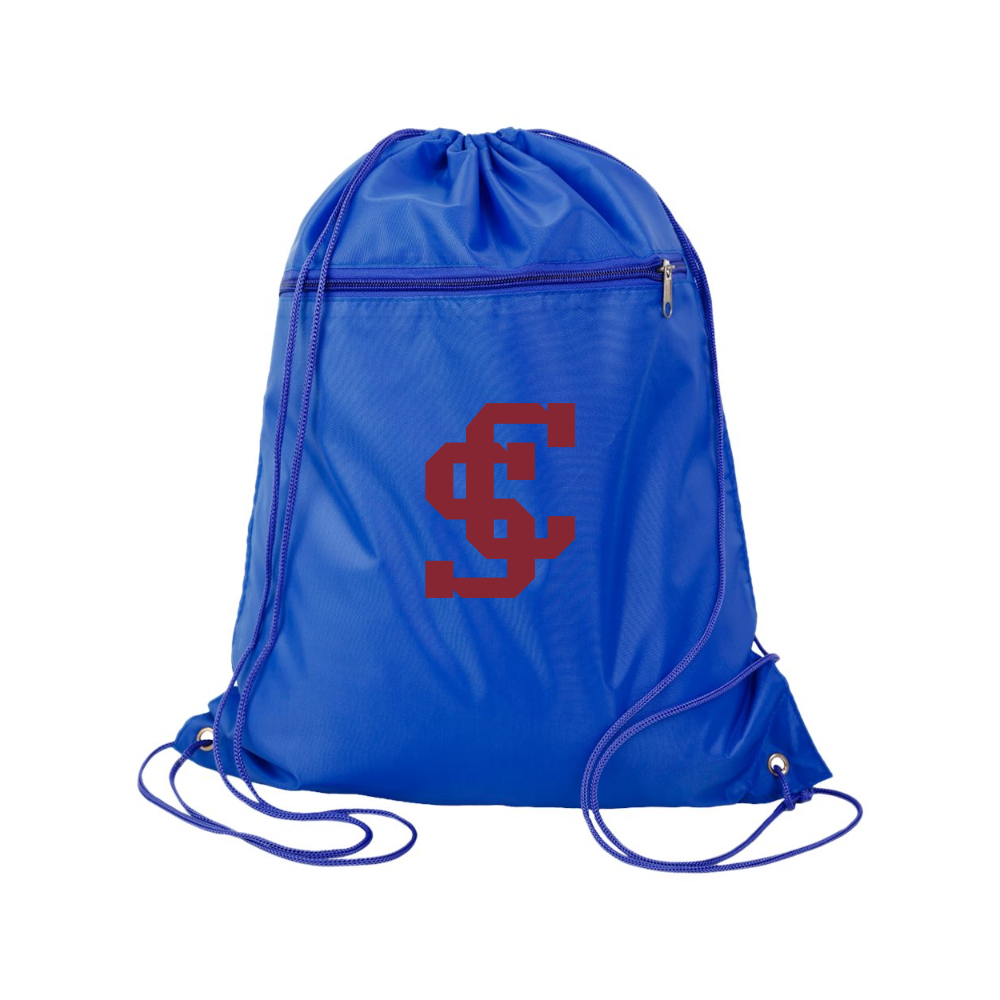 Santa Clara Broncos Logo Q-Tees - Polyester Cinchpack