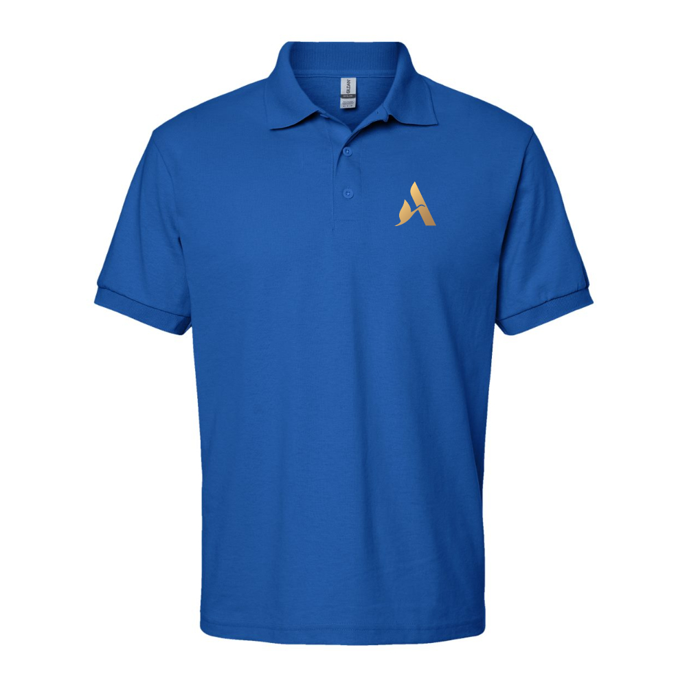 Men's Accor Golden Logo Gildan Dry Blend Jersey Polo