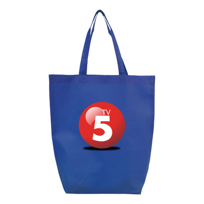 ABC TV5 Logo Q-Tees Non-Woven Gusset Bottom Tote