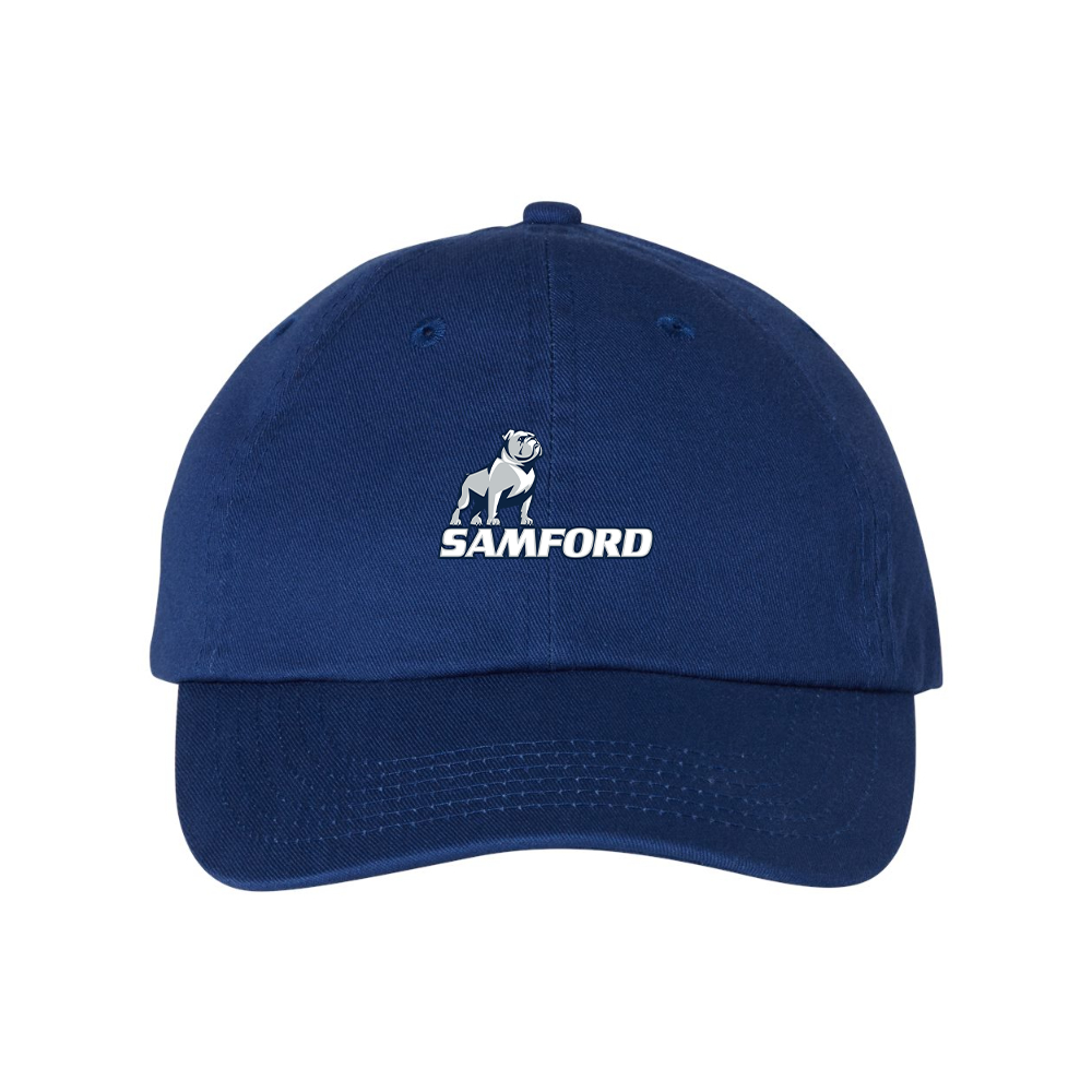 Samford Bulldogs Logo Valucap Adult Bio-Washed Classic Dad Hat