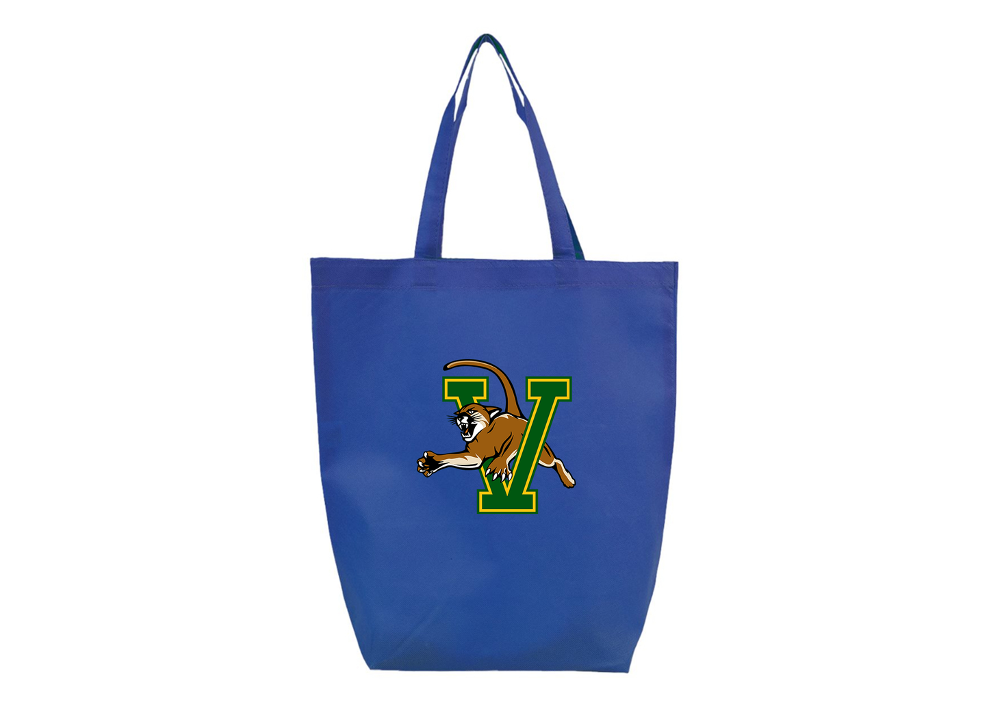 Vermont Catamounts Q-Tees Non-Woven Gusset Bottom Tote