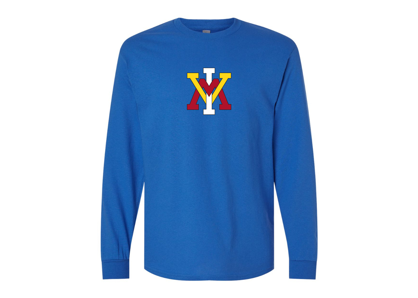 Men's VMI Keydets Gildan Heavy Cotton Long Sleeve T-Shirt