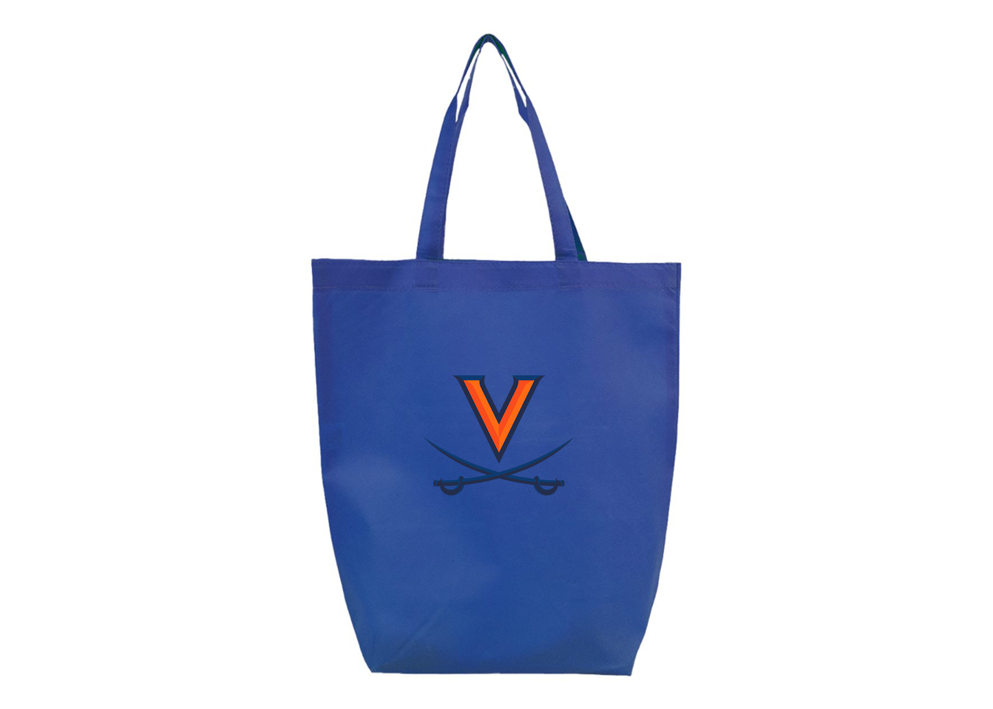 Virginia Cavaliers Q-Tees Non-Woven Gusset Bottom Tote