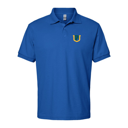 Men's San Francisco Dons Logo Gildan Dry Blend Jersey Polo