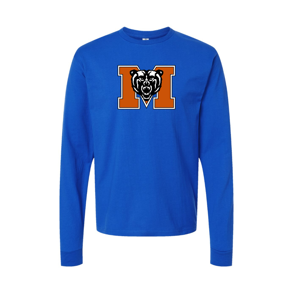 Men's Mercer Bears Logo Long Sleeve T-Shirt