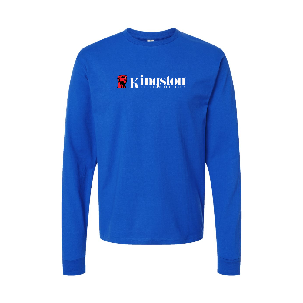 Youth Kingston Logo Cotton Long Sleeve T-Shirt