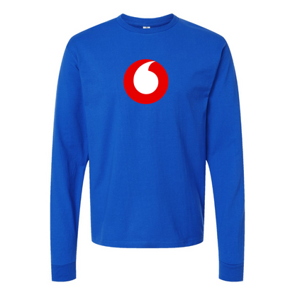 Men's Vodafone Logo Long Sleeve T-Shirt