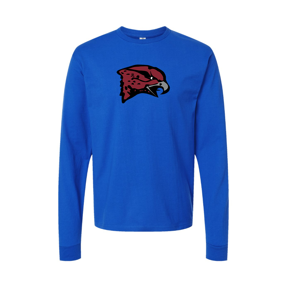 Men's Maryland Eastern Shore Hawks Logo Long Sleeve T-Shirt