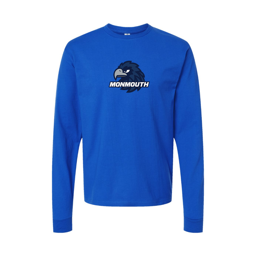 Men's Monmouth Hawks Logo Long Sleeve T-Shirt