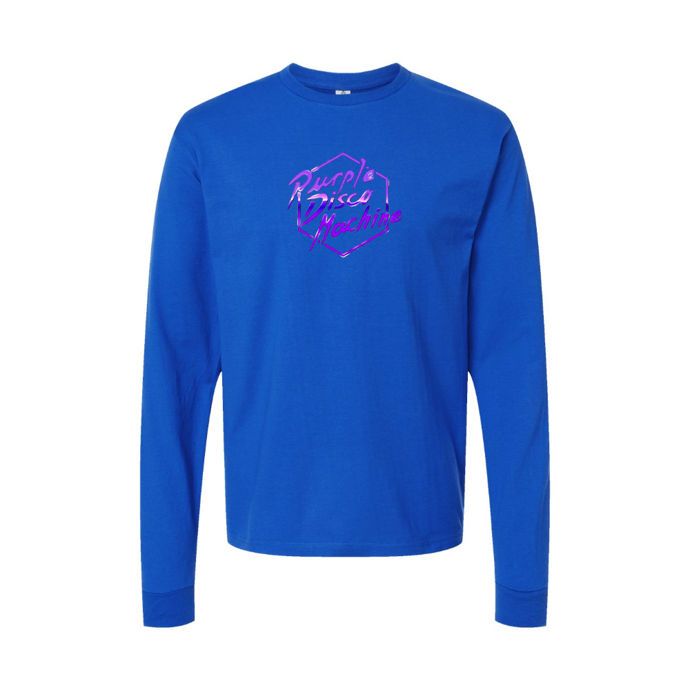 Youth Purple Disco Machine Cotton Long Sleeve T-Shirt