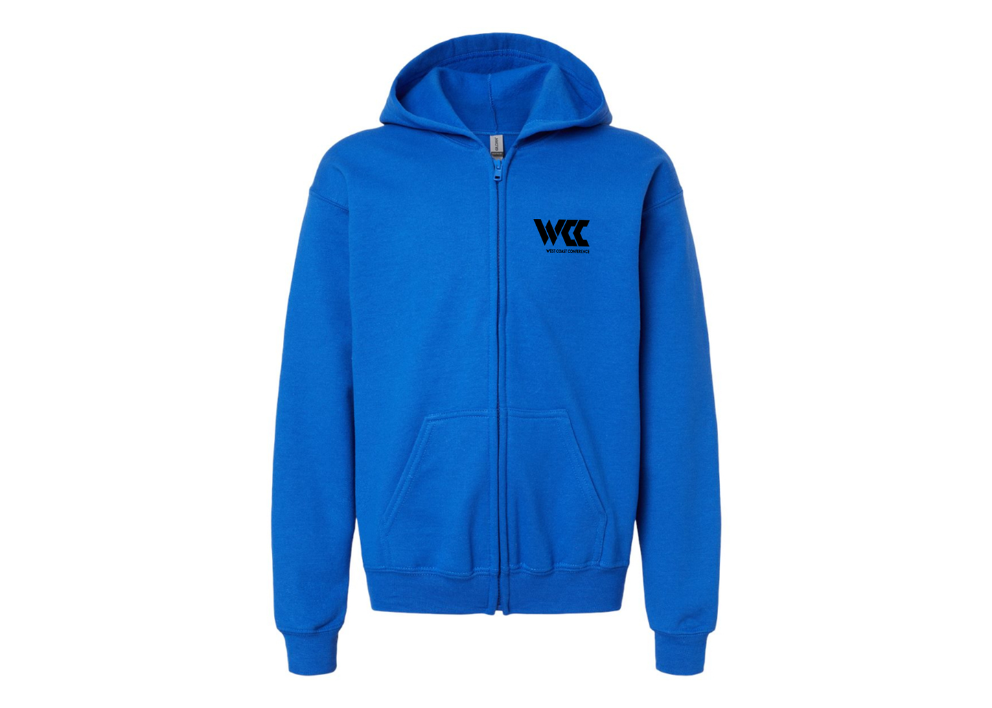 Gildan Heavy Blend Youth West Coast Conference Full Zip Hooded Sweatshirt