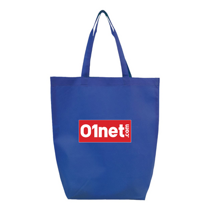01net Logo Q-Tees Non-Woven Gusset Bottom Tote