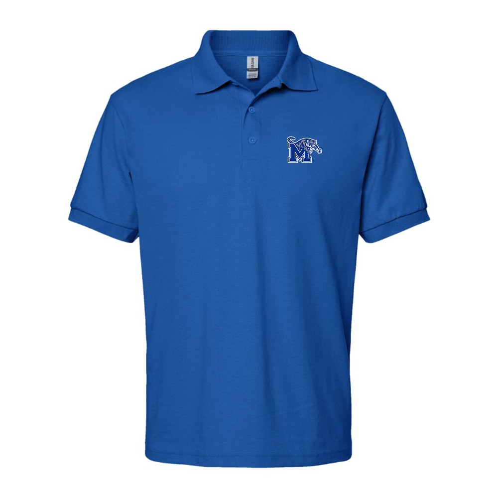 Men's Memphis Tigers Logo Dry Blend Polo