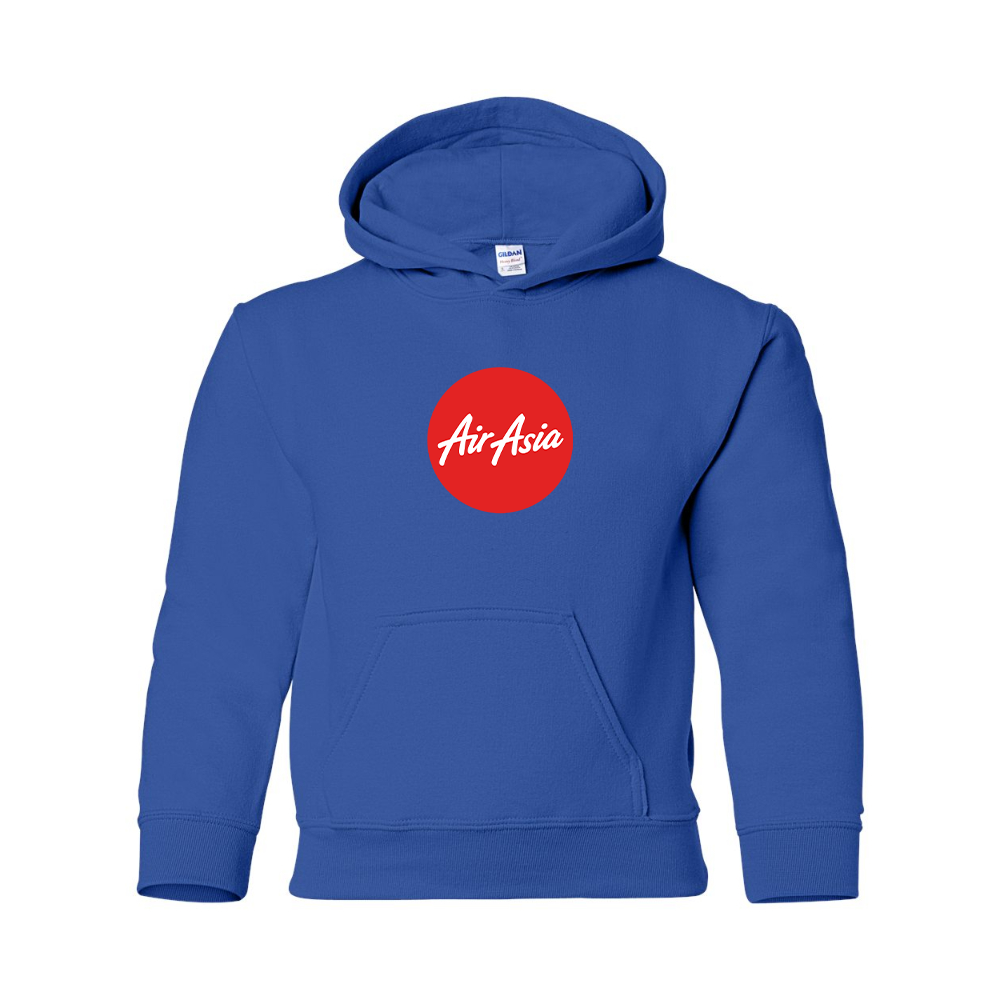 Youth Air Asia Logo Gildan Heavy Blend  Hooded Sweatshirt