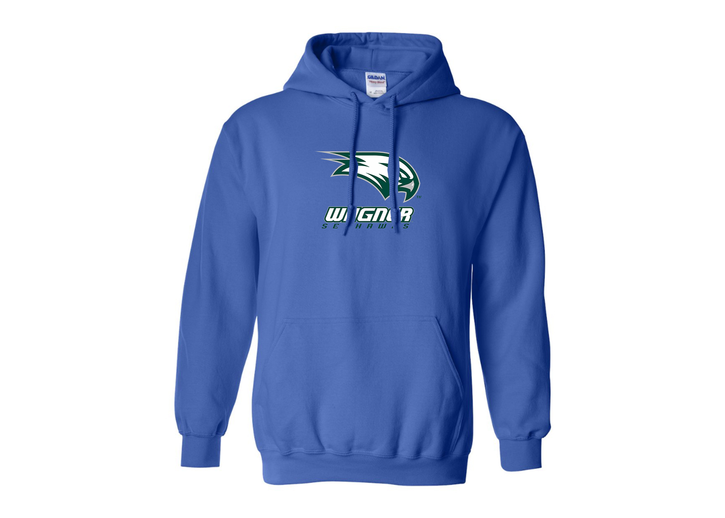 Men's Wagner Seahawks Gildan  Heavy Blend Hooded Sweatshirt