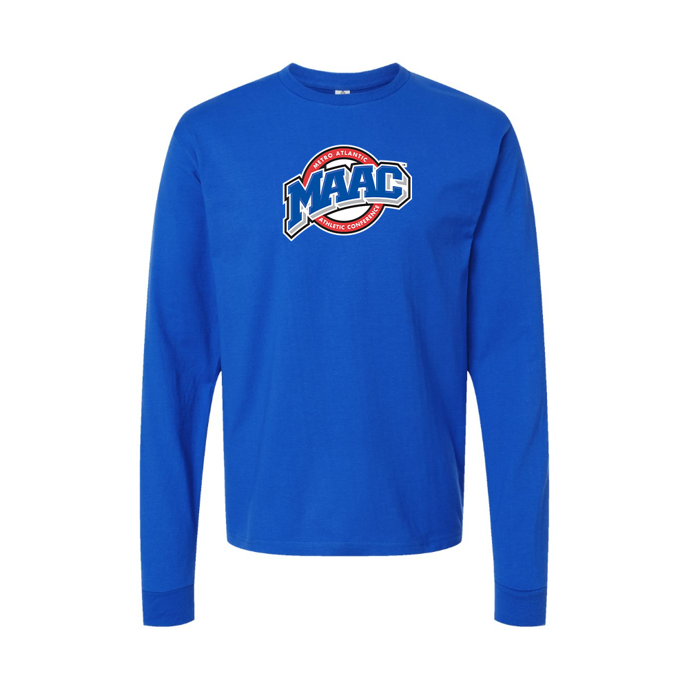 Men's Metro Atlantic Athletic Conference Logo Long Sleeve T-Shirt