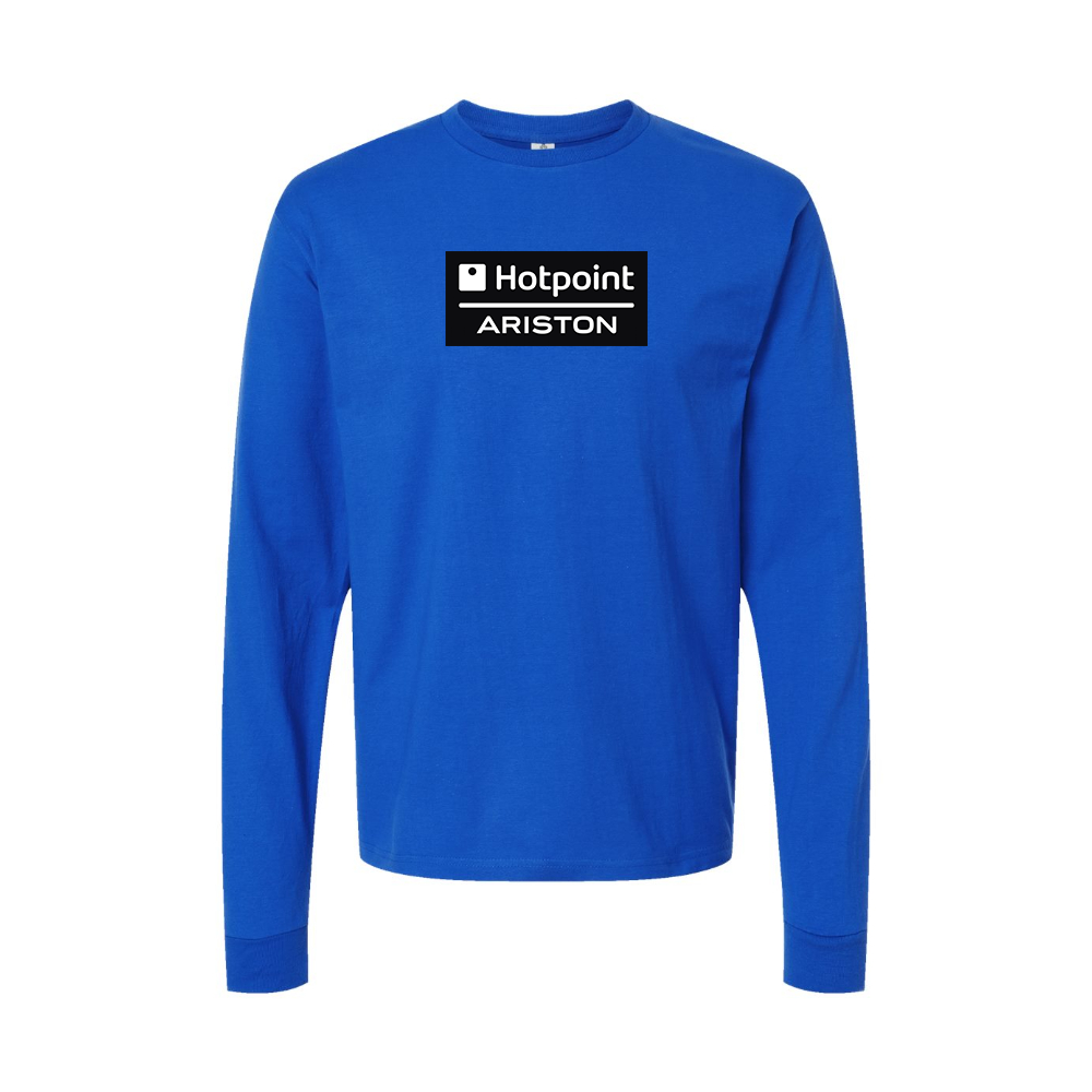 Youth Hotpoint-Ariston Logo Cotton Long Sleeve T-Shirt
