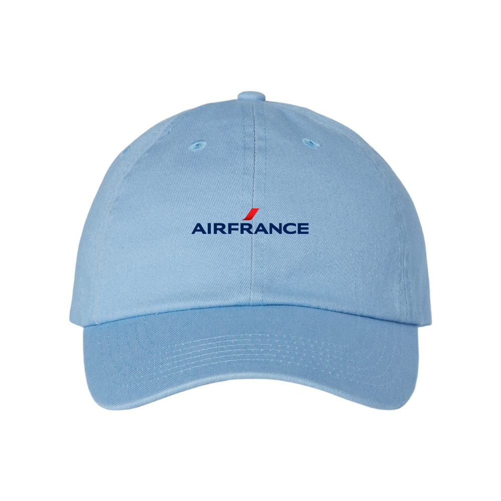 Air France Logo  Valucap Adult Bio-Washed Classic Dad Hat