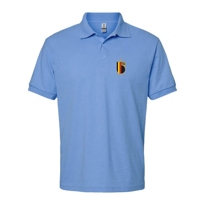 Men's Belgium National Soccer Team Dry Blend Polo